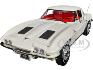 1963 Chevrolet Corvette Z06 Split-Window Coupe Ermine White with Red Interior "Muscle Car & Corvette Nationals" (MCACN) "American Muscle" Series