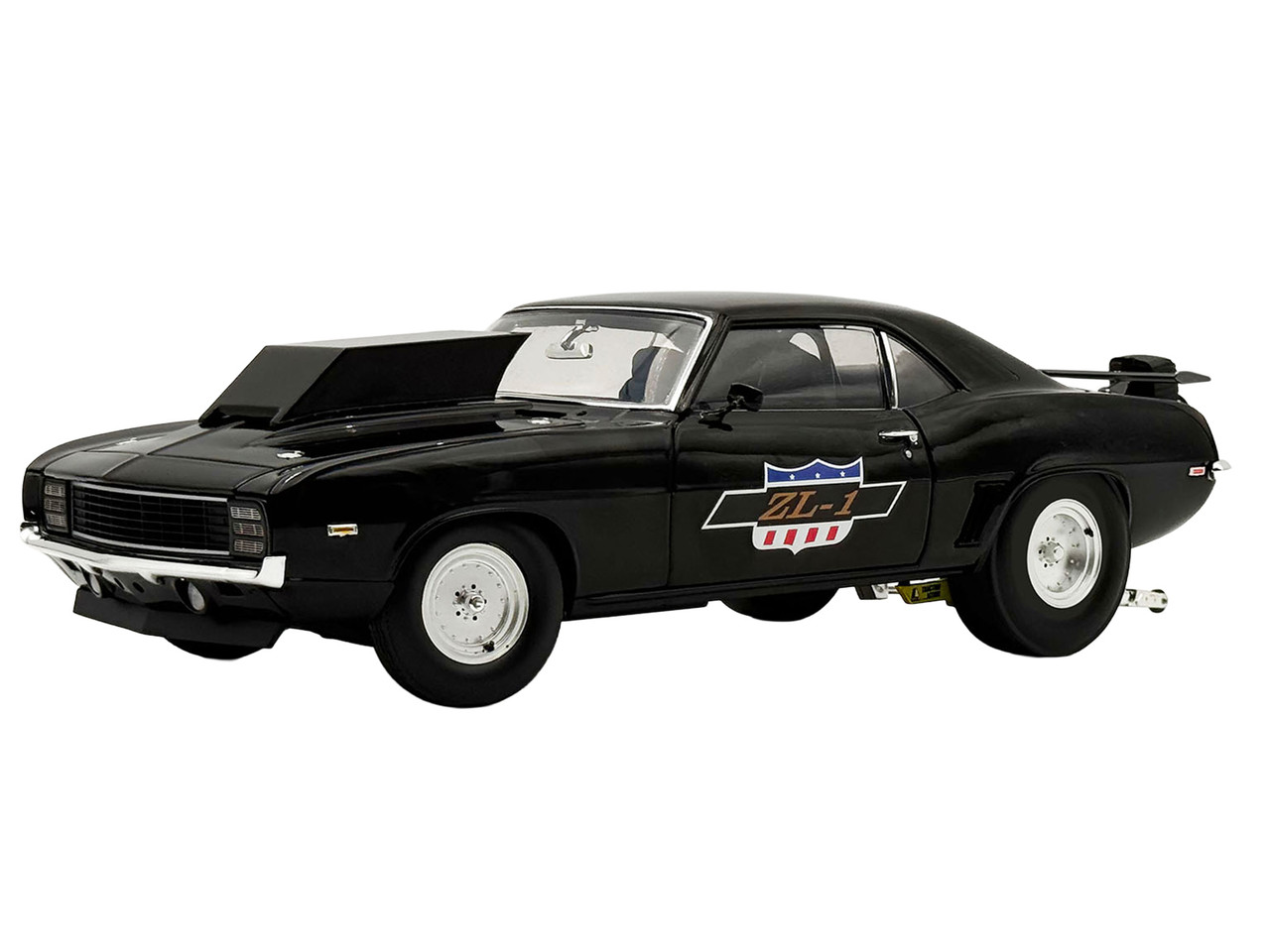 1969 Chevrolet Camaro ZL-1 "Drag Outlaws" Black Limited Edition to 372 pieces Worldwide 1/18 Diecast Model Car by ACME