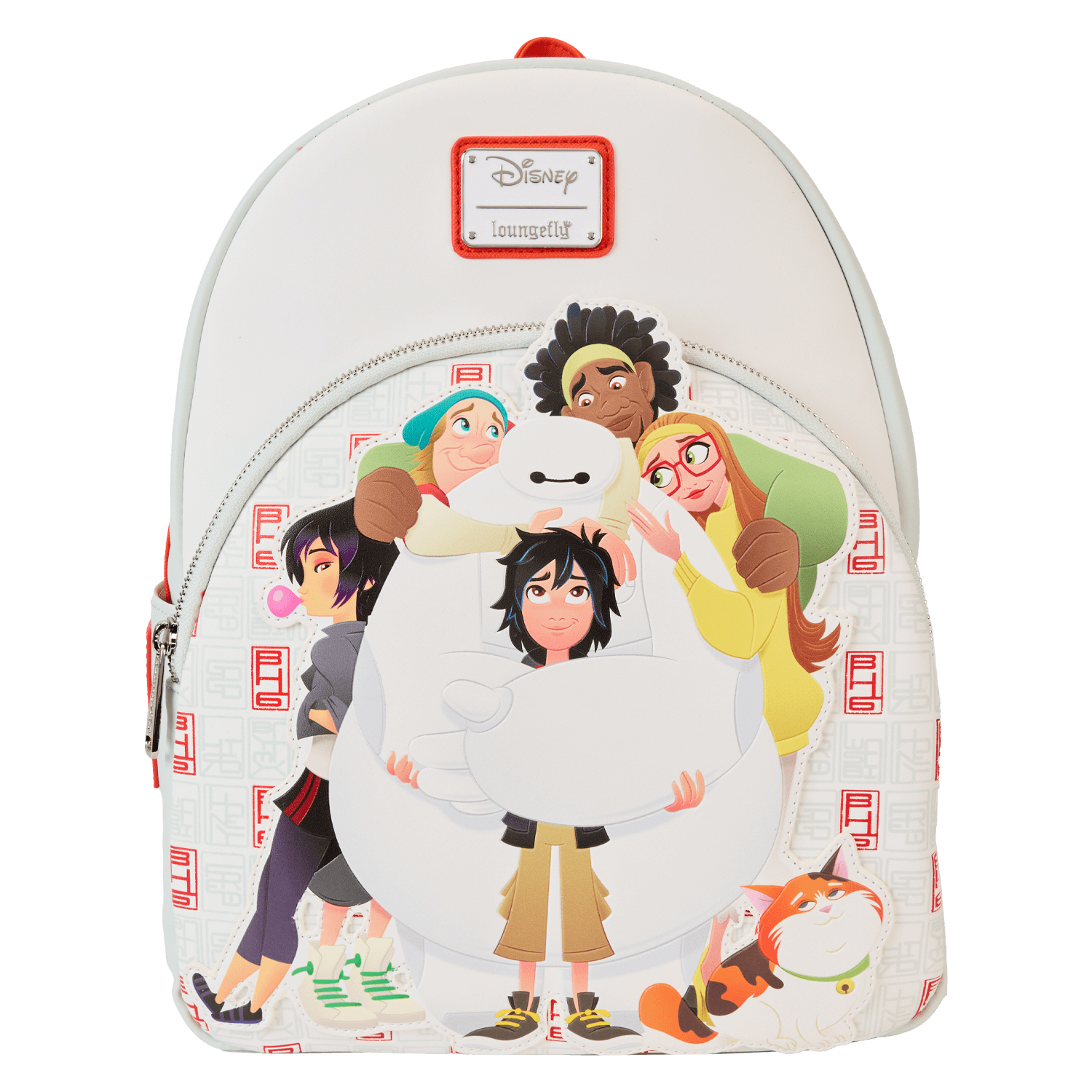 Big Hero 6 10th Anniversary Baymax & Friends Mini Backpack | Officially Licensed | Plastic/Vegan Leather | Loungefly