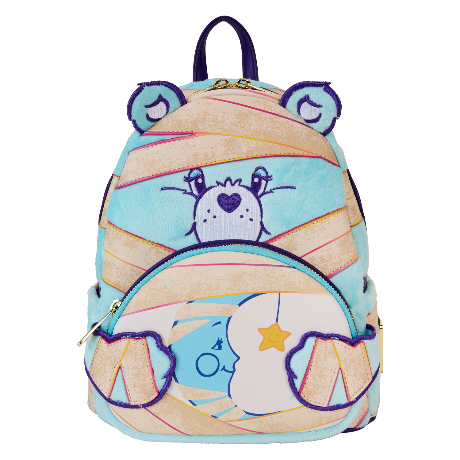 Care Bears x Universal Monsters Bedtime Bear Mummy Mini Backpack | Cotton | Loungefly