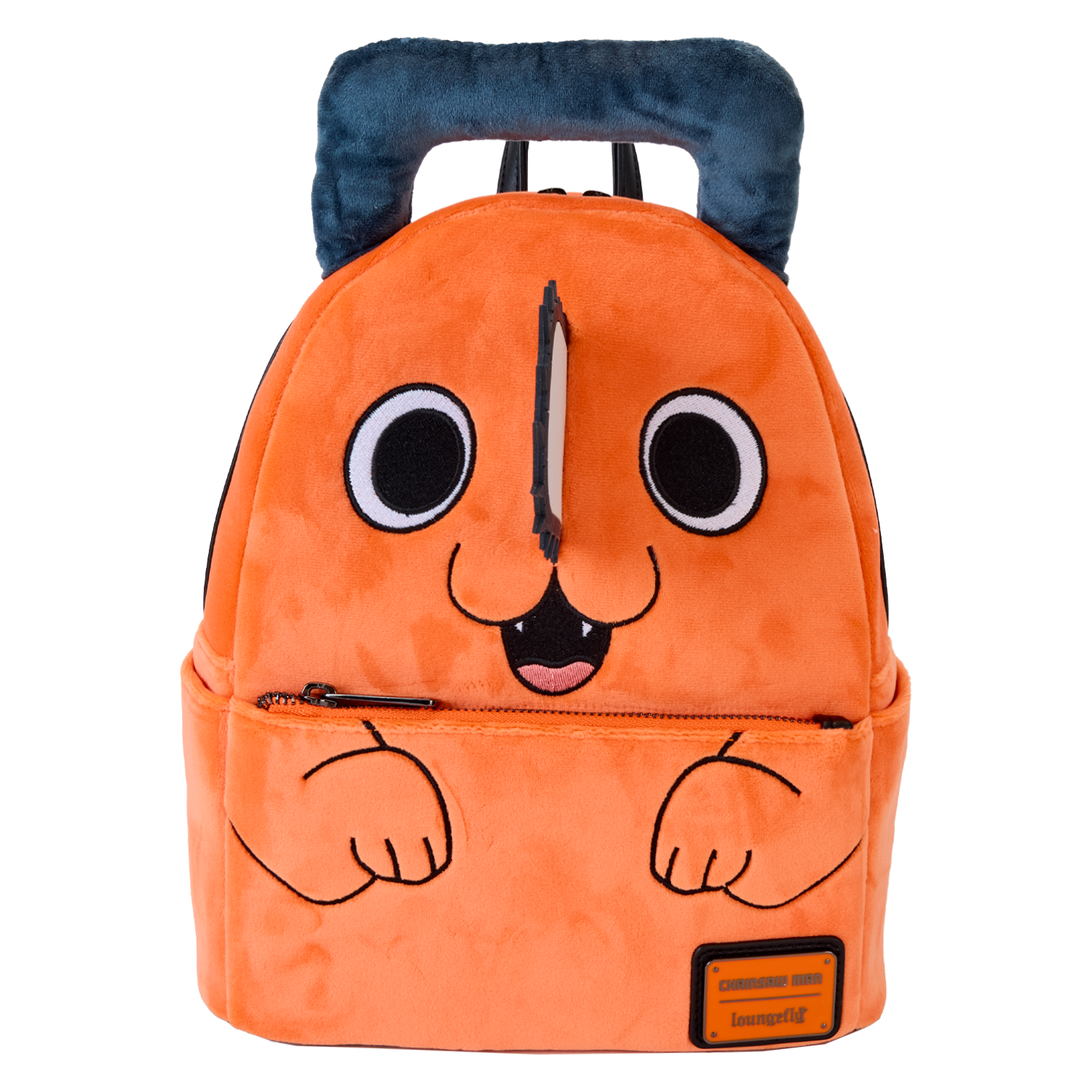 Chainsaw Man Pochita Plush Mini Backpack | Officially Licensed | Vegan Leather/Silicone | Loungefly