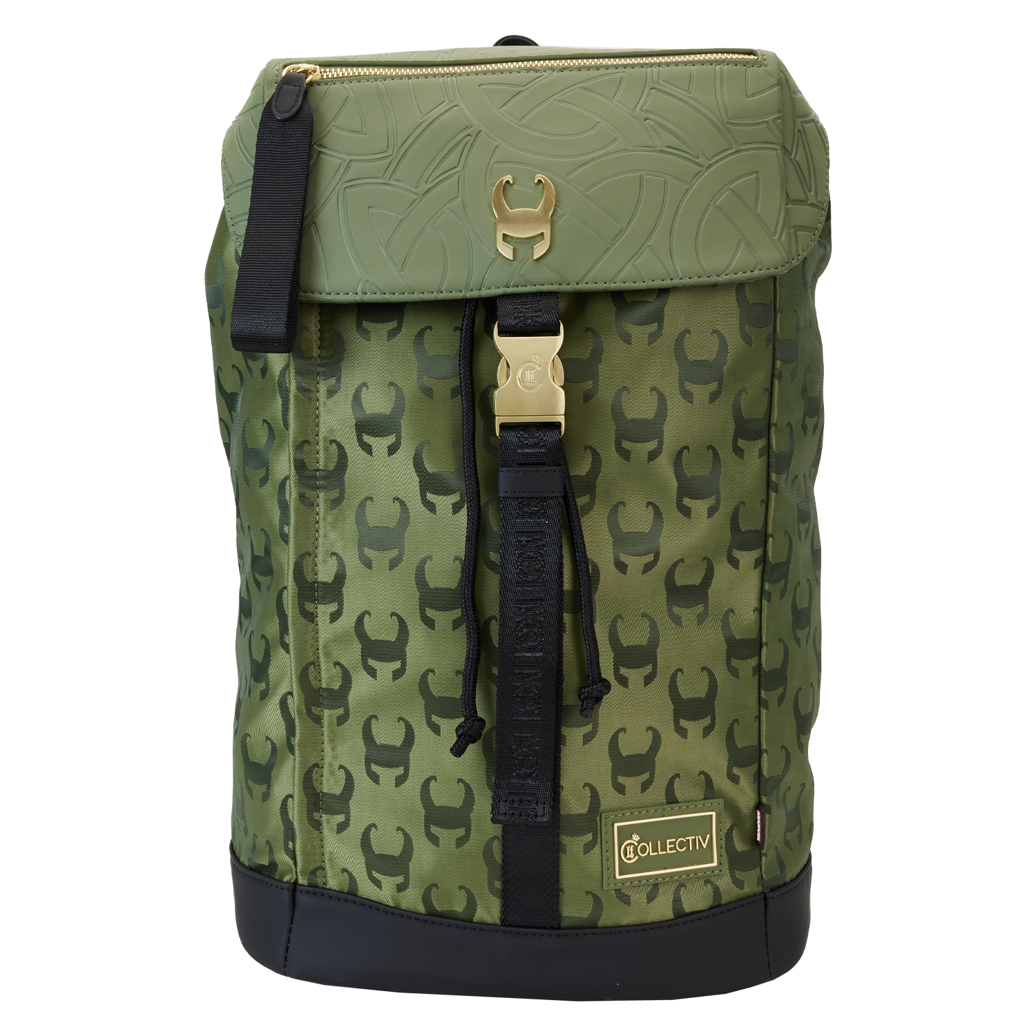 COLLECTIV Marvel Loki The TRAVELR Full-Size Backpack | Officially Licensed | Nylon/Plastic/Vegan Leather | Loungefly