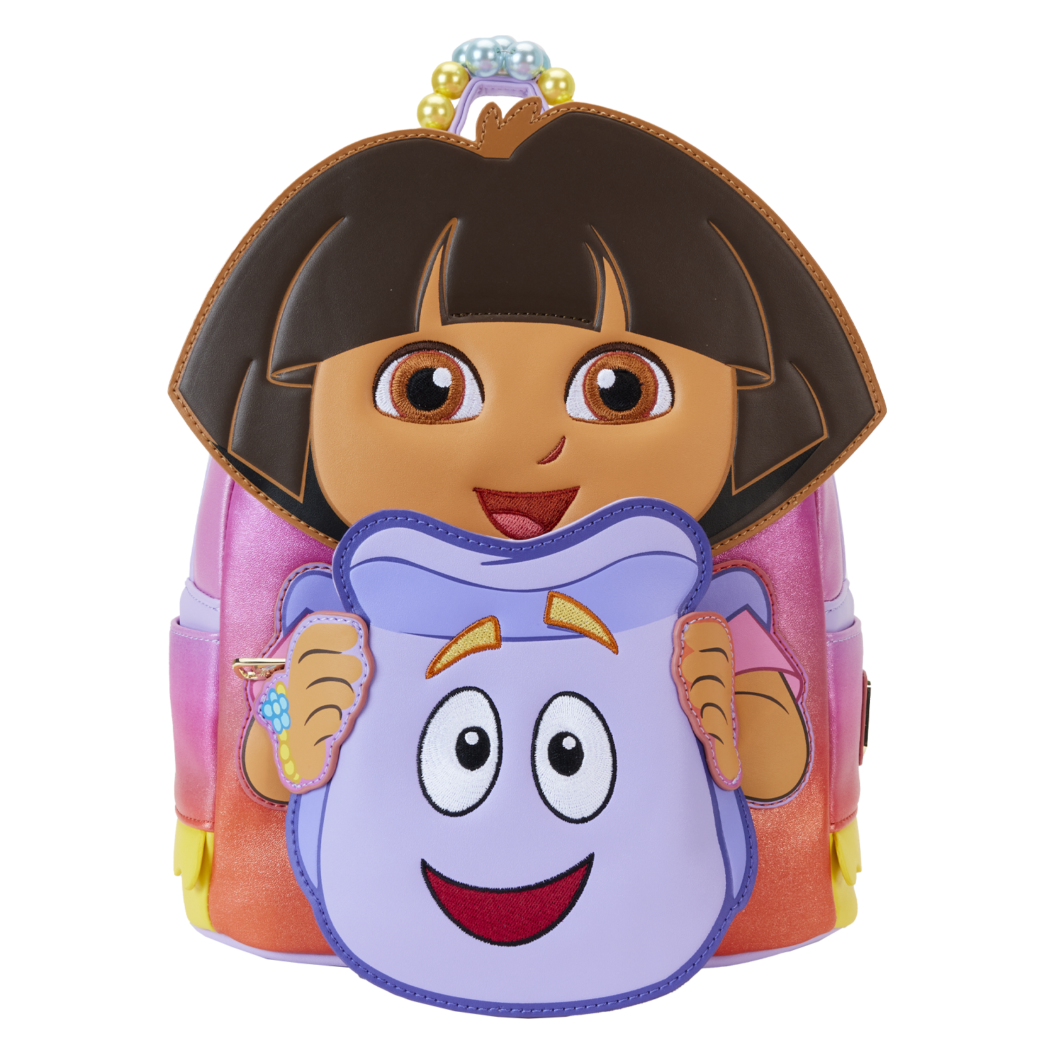 Dora the Explorer Backpack Cosplay Mini Backpack | Officially Licensed | Plastic/Vegan Leather | Loungefly