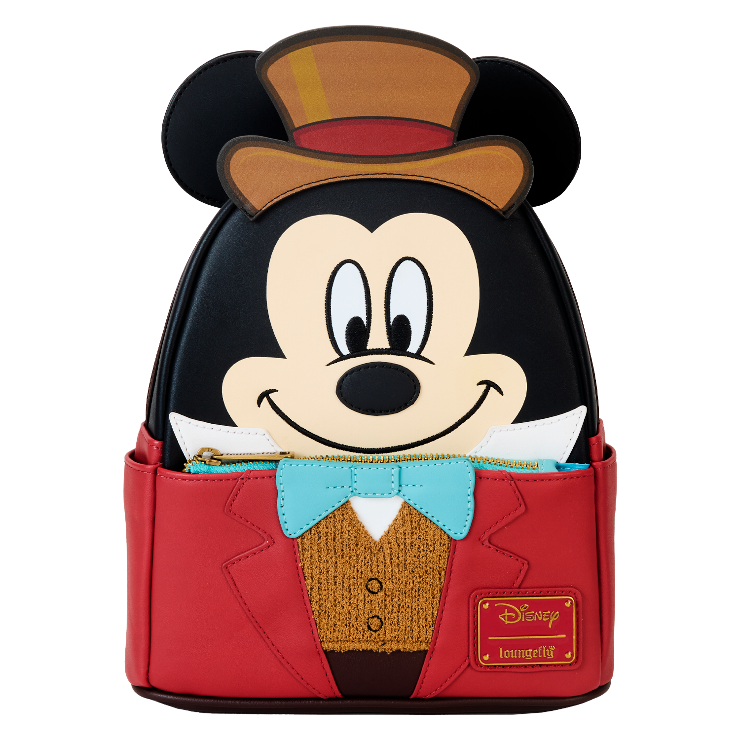 Limited Edition Mickey Mouse Christmas Carol Bob Cratchit Cosplay Mini Backpack | Officially Licensed | Plastic/Vegan Leather | Loungefly