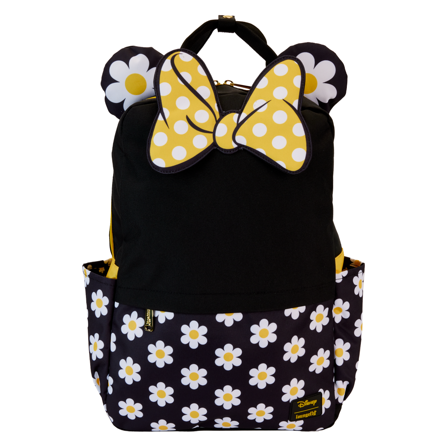 Minnie Mouse Daisy All-Over Print Nylon Full-Size Backpack | Officially Licensed | Loungefly