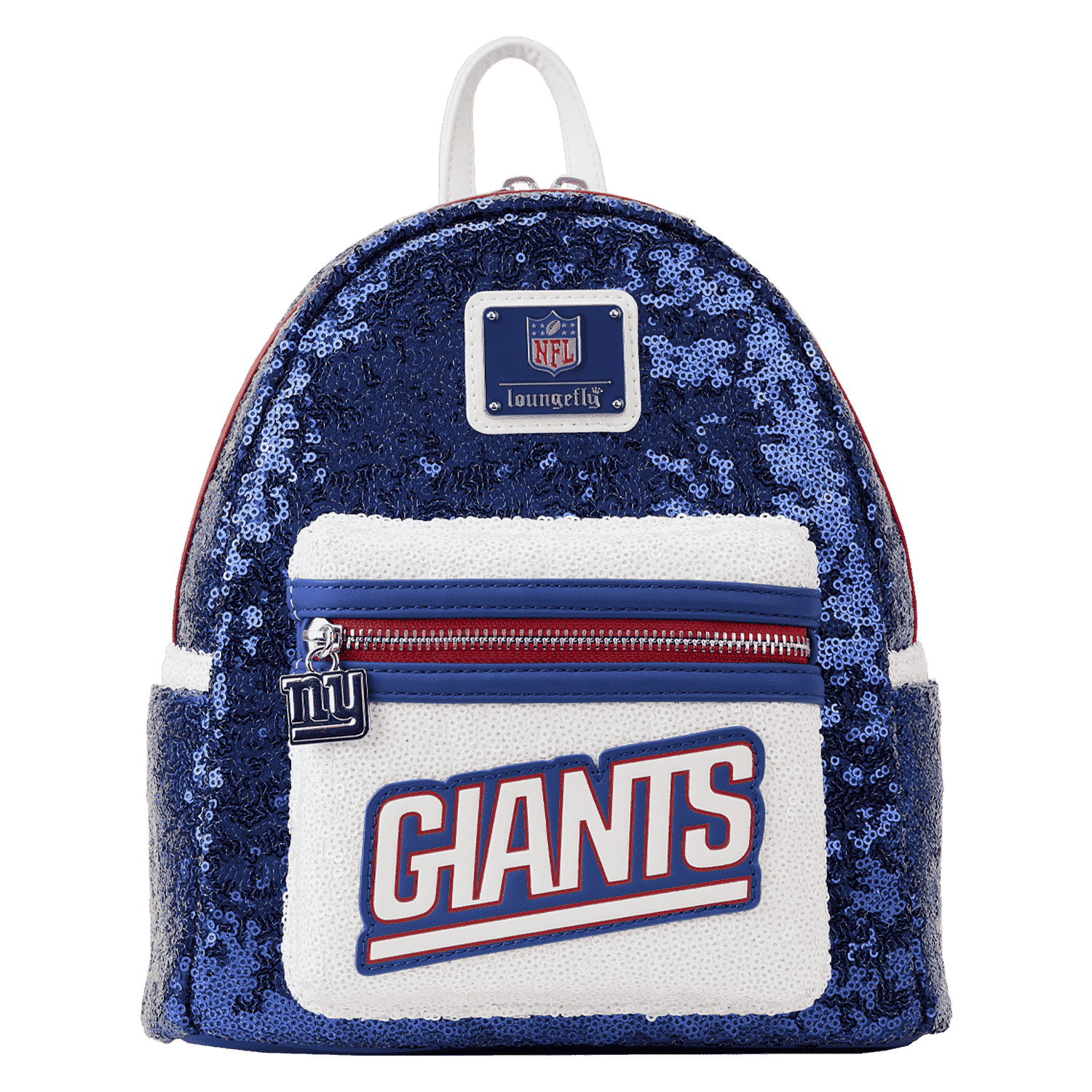 NFL New York Giants Sequin Mini Backpack | Officially Licensed | Plastic/Vegan Leather | Loungefly