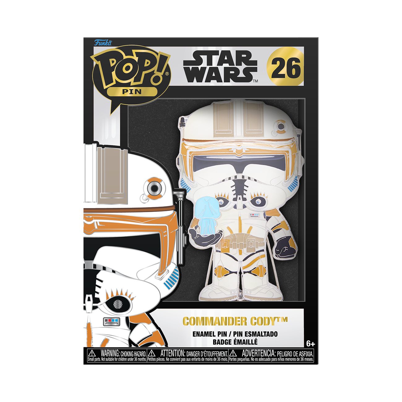 (Official Store) Funko Commander Cody - Star Wars Pin - Collectible Toys & More