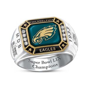 Philadelphia Eagles Super Bowl LIX Men's Personalized Commemorative NFL Ring - Personalized Jewelry