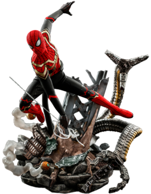 Spider-Man (Integrated Suit) Deluxe Version Sixth Scale Figure by Hot Toys