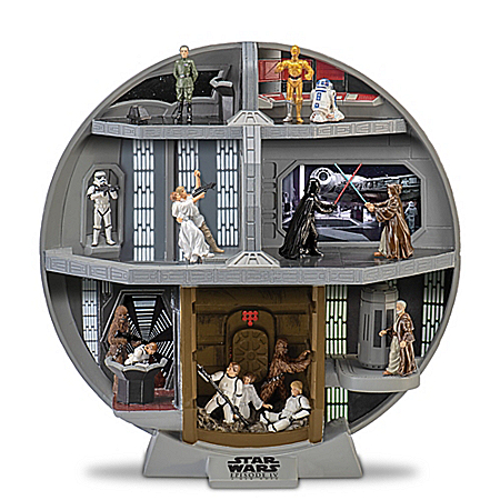 STAR WARS Death Star Diorama With 7 Classic Scenes