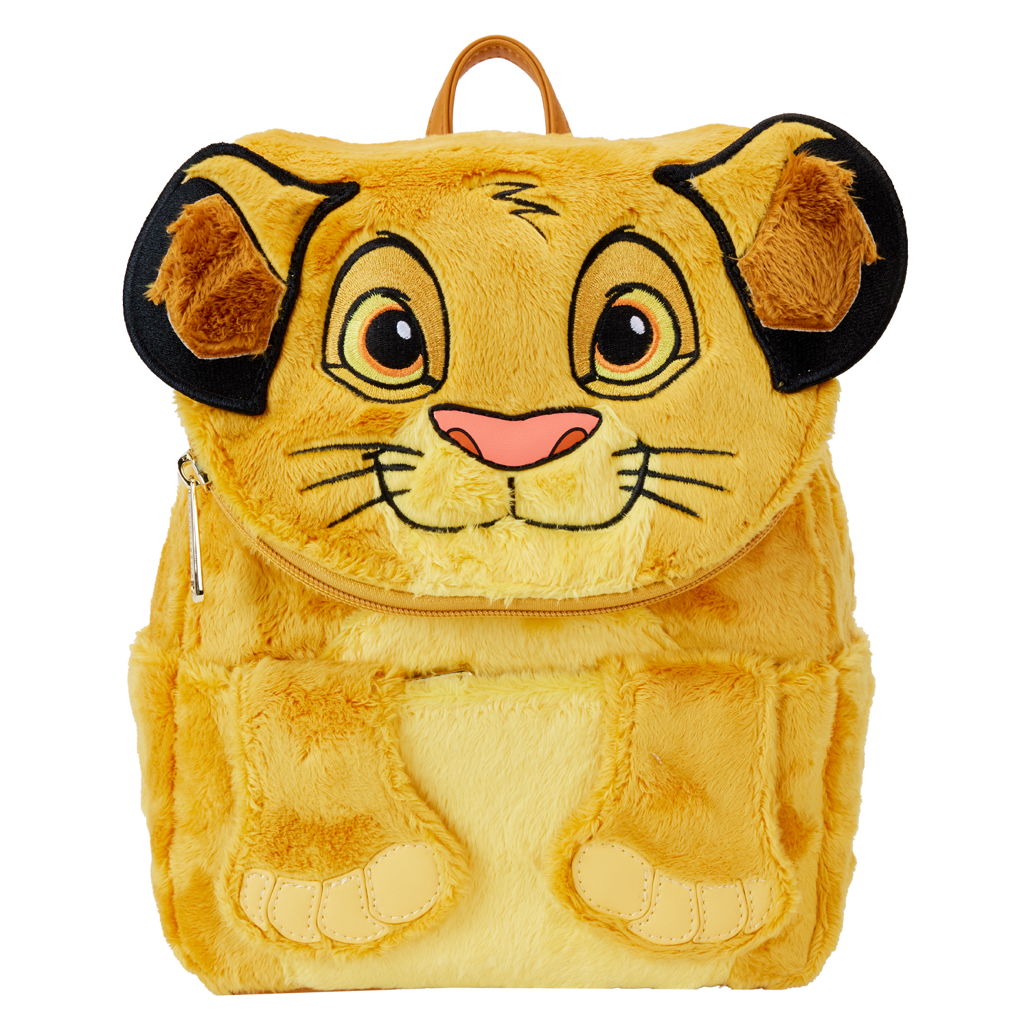 The Lion King Exclusive 30th Anniversary Simba Plush Cosplay Mini Backpack | Officially Licensed | Plastic/Vegan Leather | Loungefly