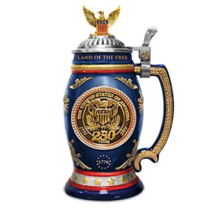 USA 250th Anniversary Heirloom Porcelain Masterpiece Stein