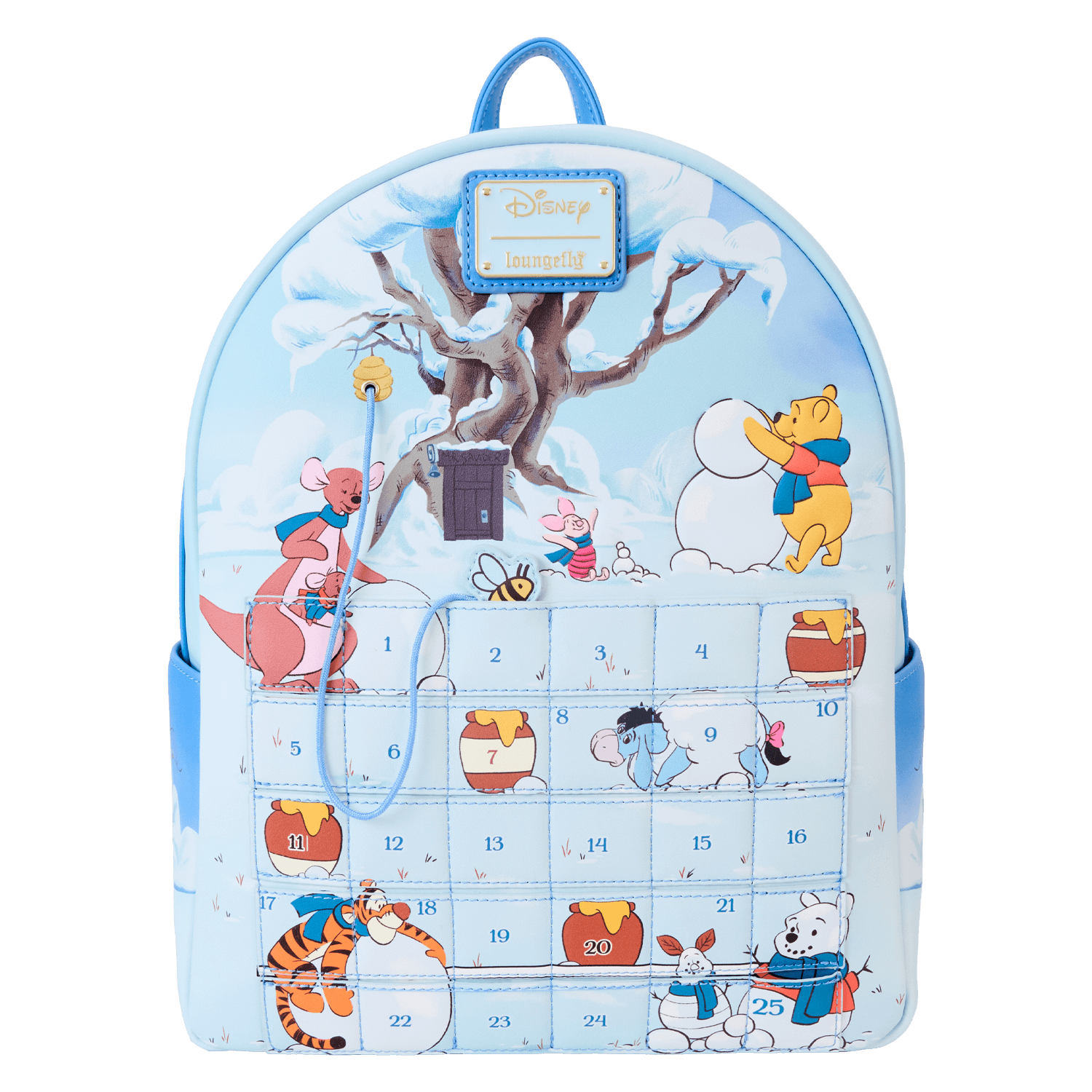 Winnie The Pooh & Friends Exclusive Advent Calendar Mini Backpack | Officially Licensed | Plastic/Vegan Leather | Loungefly